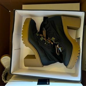 Dolce vita black nylon boots only worn once for a photo shoot